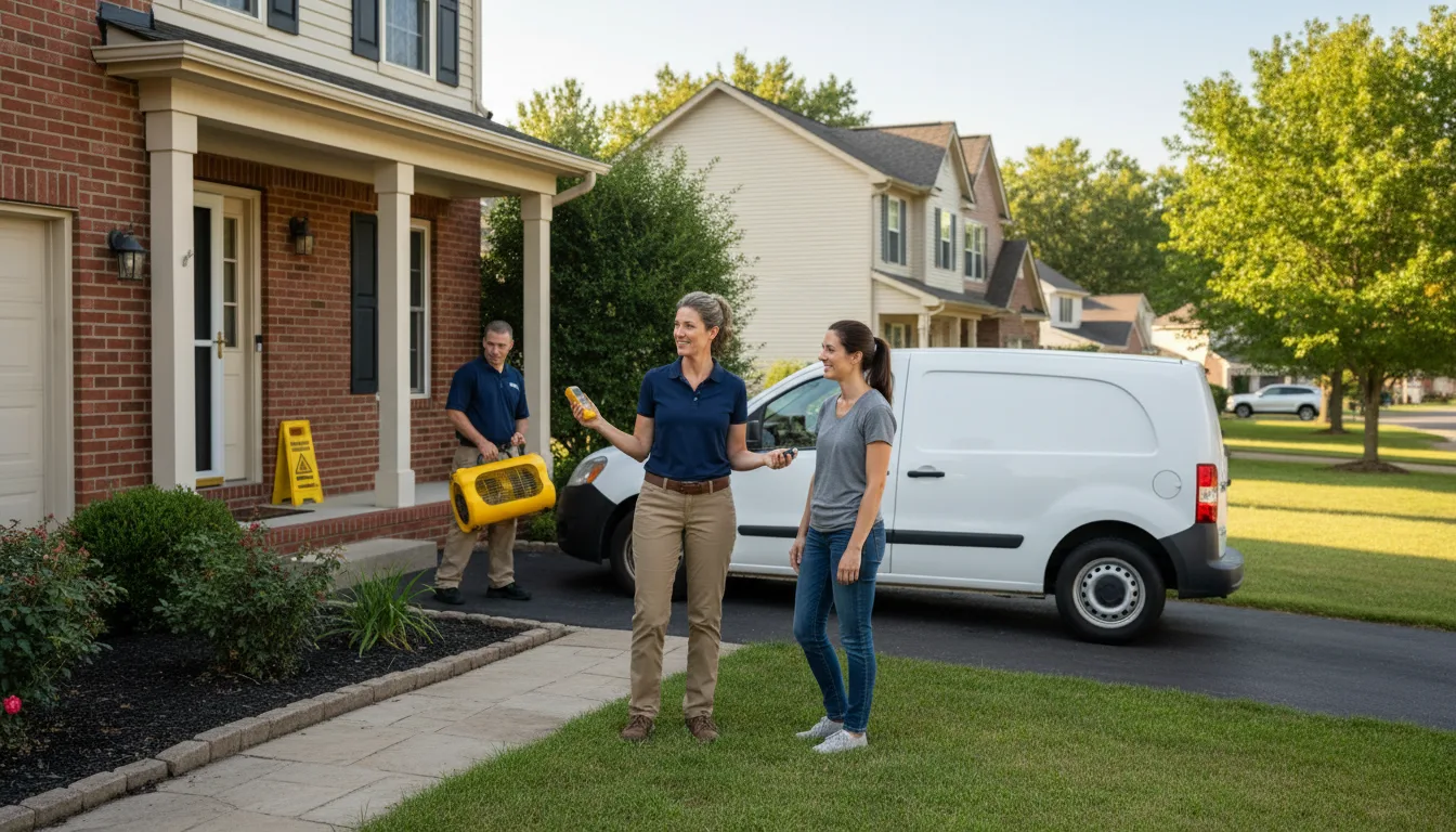 Water restoration image for Water Damage & Restoration Services in Centerville, TN